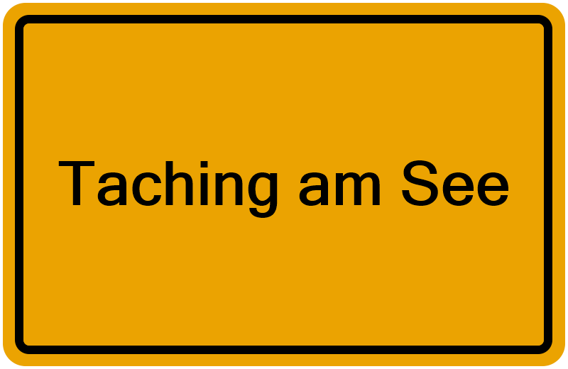 Handelsregisterauszug Taching am See